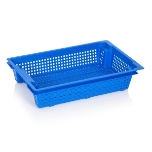 Διάτρητο εισχωρούμενο τελάρο 17L 60x40x12cm Μπλε