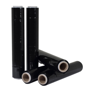 Stretch Film χειρός 1.6Kg. μαύρο 23ΜΥ 50cm (6 ρολά)