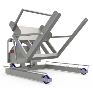 Ανοξείδωτος ανατροπέας φαρδιών κάδων BR BackSaver