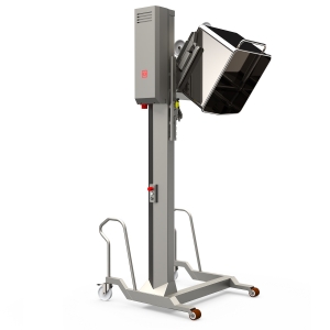 Ανοξείδωτος ανατροπέας τροχήλατων κάδων με ανύψωση κολώνα C3 BackSaver