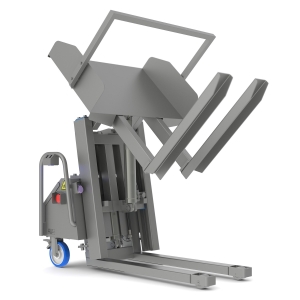 Ανοξείδωτος ανατροπέας κάδων με ανύψωση LT BackSaver