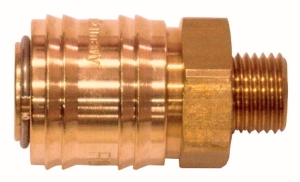 Ταχυσύνδεσμος αέρος αρσενικός μίνι 1/4"-13mm Σειρά 24 Rectus Γερμανίας