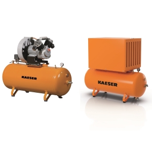 Μονοβάθμιος οριζόντιος λιπαινόμενος αεροσυμπιεστής Eurocomp EPC Kaeser