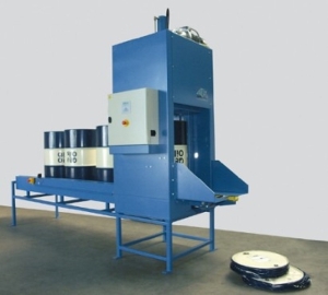 Αυτόματη πρέσα συμπίεσης μεταλλικών βαρελιών FP AUTO Austropressen