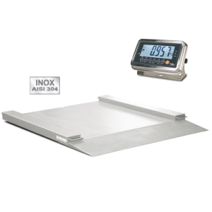 Ανοξείδωτη πλάστιγγα χαμηλού προφίλ 3.000Kg. LIXBAS Dini Argeo