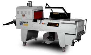 Ημιαυτόματη μηχανή θερμοσυρρίκνωσης γωνιακής κόλλησης Media Minipack