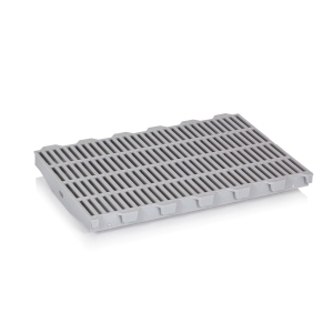 Πλαστικό συναρμολογούμενο πάτωμα υγειονομικού τύπου 60x40x4cm Γκρι