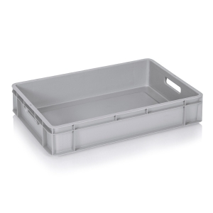 Συμπαγές πλαστικό κιβώτιο 23lt 60x40x12cm Γκρι