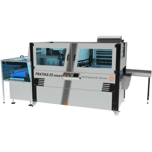 Αυτόματη μηχανή θερμοσυρρίκνωσης γωνιακής κόλλησης Pratika 55 Smart Minipack