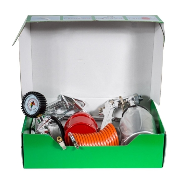 Μικρογραφία 2 - Σετ εξαρτήματα αέρος με πιστόλι βαφής κάτω δοχείου Universal Fit Bamax