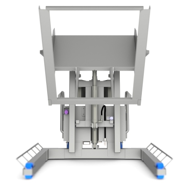 Μικρογραφία 4 - Ανοξείδωτος ανατροπέας φαρδιών κάδων με ανύψωση BRLT BackSaver