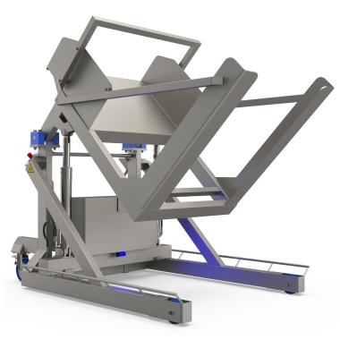 Ανοξείδωτος ανατροπέας μεγάλων κάδων CD BackSaver