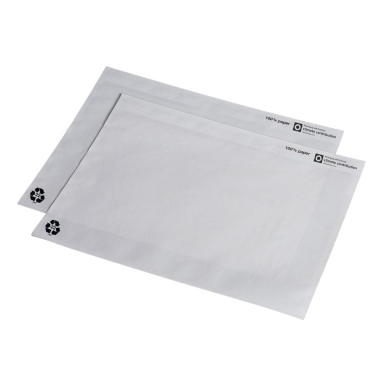 Αυτοκόλλητες διαφανείς θήκες συνοδευτικών εγγράφων C5 240x175mm Infinity - 10τμχ.