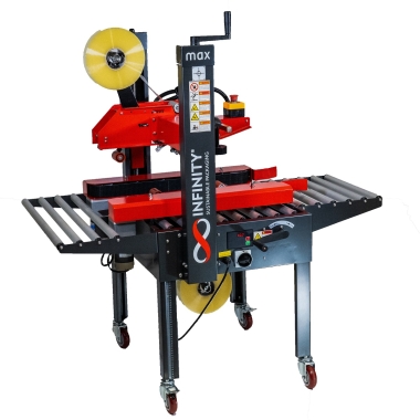 Ημιαυτόματη συγκολλητική μηχανή χαρτοκιβωτίων Max Infinity
