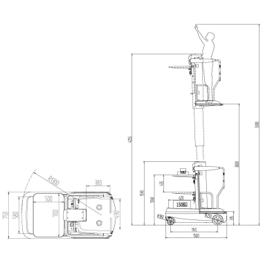 Μικρογραφία 3 - Μηχάνημα συλλογής παραγγελιών OPSM Li Atlas Lift