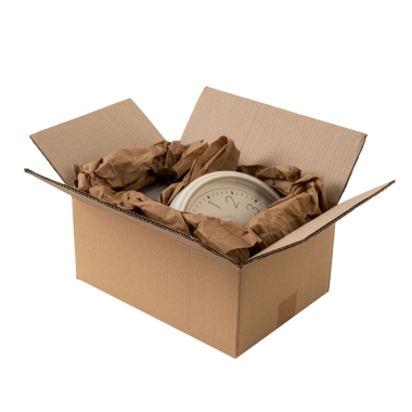 Μικρογραφία 2 - Χαρτοκιβώτια πέντε φύλλων 35x25x15cm Καφέ