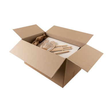 Μικρογραφία 2 - Χαρτοκιβώτια πέντε φύλλων 75x48x40cm Καφέ