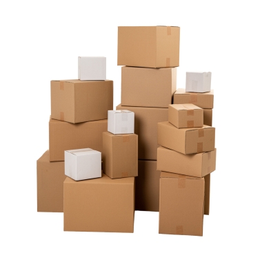 Μικρογραφία 6 - Χαρτοκιβώτια τριών φύλλων 50x35x35cm Καφέ