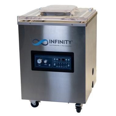 Επιδαπέδια μηχανή συσκευασίας κενού με διπλή μπάρα συγκόλλησης YS-DQ-500S Infinity