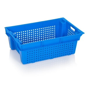 Διάτρητο εισχωρούμενο τελάρο 30L 60x40x20cm Μπλε