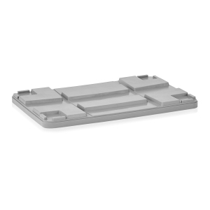 Καπάκι πλαστικών παλετοκιβωτίων 120x80cm Γκρι