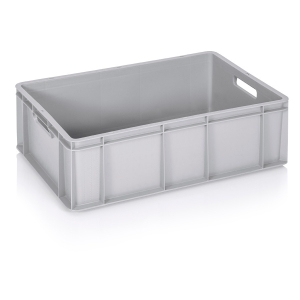 Συμπαγές πλαστικό κιβώτιο 40lt 60x40x20cm Γκρι