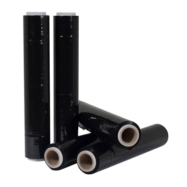 Stretch Film χειρός 1.6Kg. μαύρο 23ΜΥ 50cm (6 ρολά)