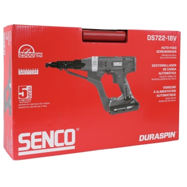 Μικρογραφία 5 - Κατσαβίδι μπαταρίας 18V 2.500rpm 25-75mm Duraspin DS-722 Senco