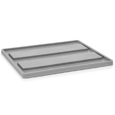 Καπάκι πλαστικών παλετοκιβωτίων 120x100cm Γκρι