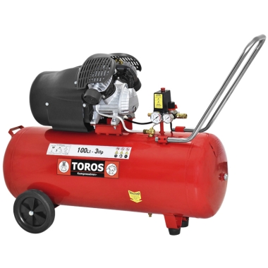 Αεροσυμπιεστής Μονομπλόκ V Κεφαλή 100LT/3HP Toros