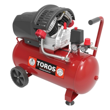Αεροσυμπιεστής Μονομπλόκ V Κεφαλή 50LT/3HP Toros