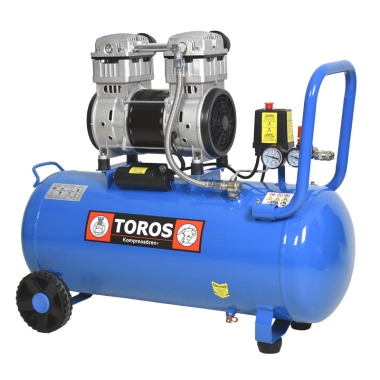 Αεροσυμπιεστής χαμηλού θορύβου 50LT 2,0HP Toros