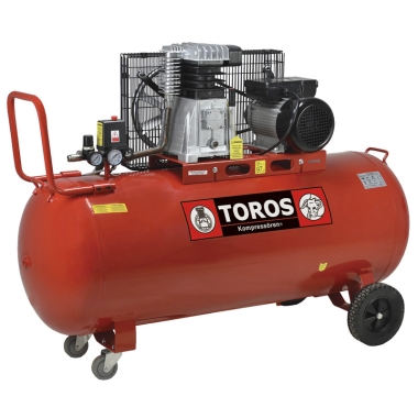 Αεροσυμπιεστής Μονοφασικός με Ιμάντα 200LT/3HP Toros