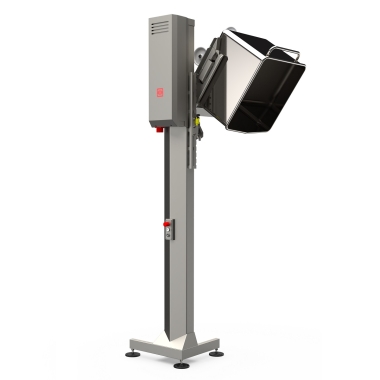 Μικρογραφία 2 - Ανοξείδωτος ανατροπέας τροχήλατων κάδων με ανύψωση κολώνα C3 BackSaver