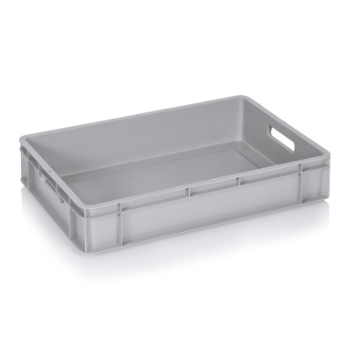 Συμπαγές πλαστικό κιβώτιο 23lt 60x40x12cm Γκρι
