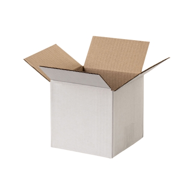Χαρτοκιβώτια τριών φύλλων 15x15x15cm Λευκά