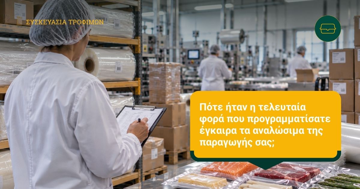 Πώς η σωστή επιλογή αναλωσίμων συμβάλλει στη διατήρηση της ποιότητας των προϊόντων; 